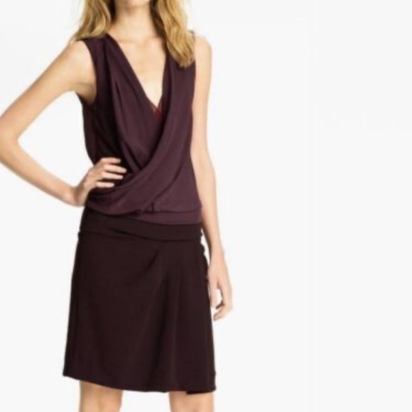 Diane Von Furstenberg Daren dress in Plum - Picture 1 of 10